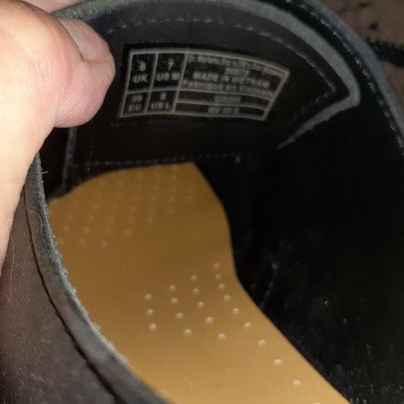 DR. DOC MARTENS-30679-Black Leather Oxfords-3 Eye-Sz 7Men/8Women-NEW/NO BOX - Picture 7 of 9